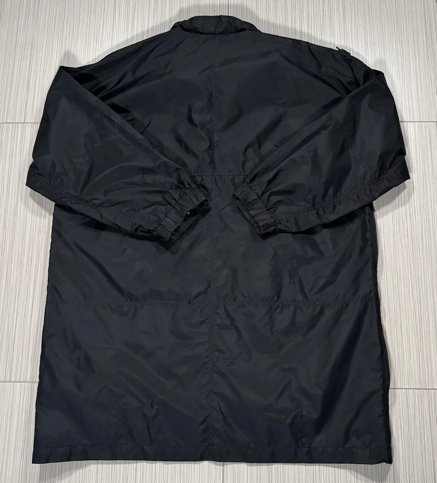 Vintage Final Home Black Nylon Anorak Jacket (Size L) — RootsBK
